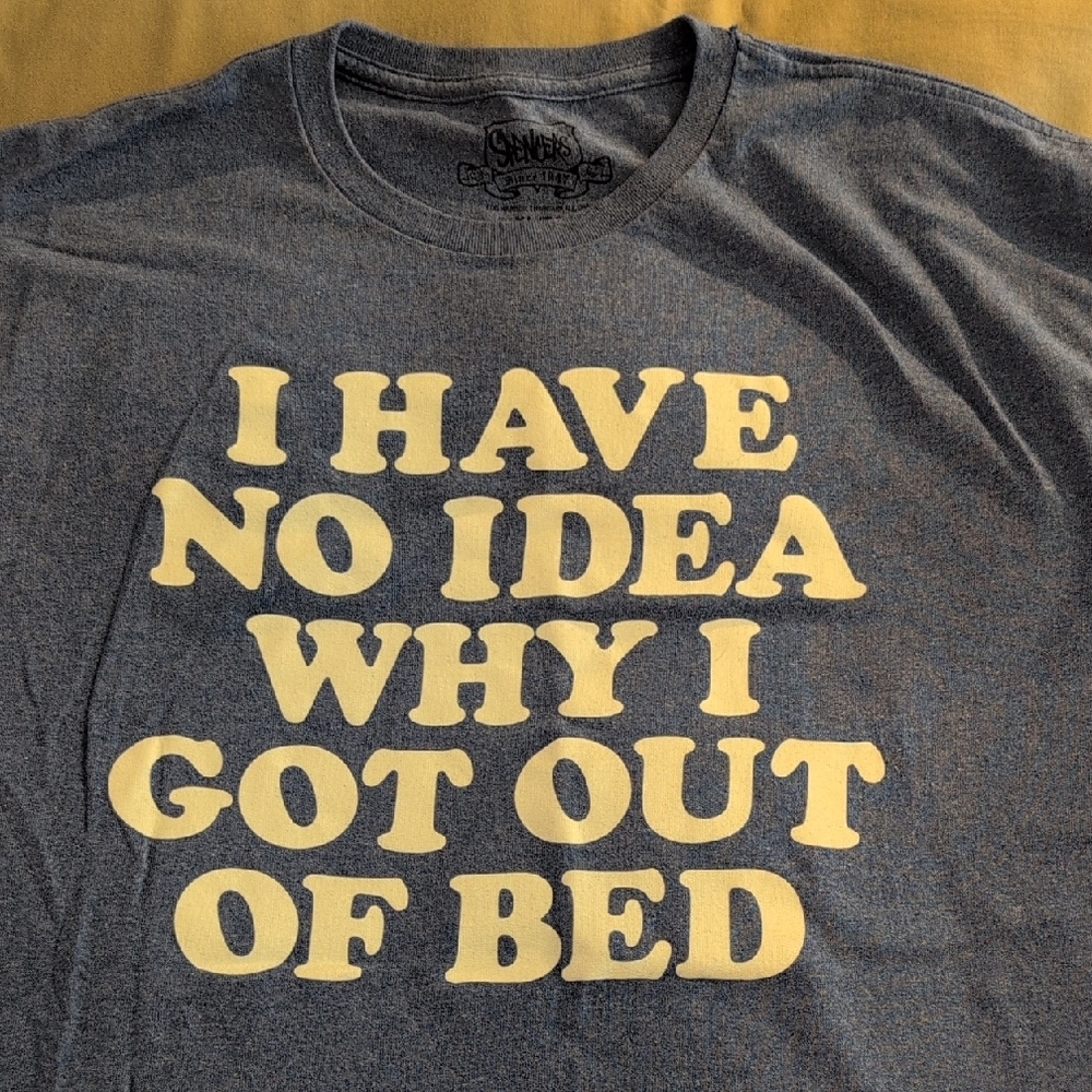 Spencer's Blue Verbiage Tee - Size XL